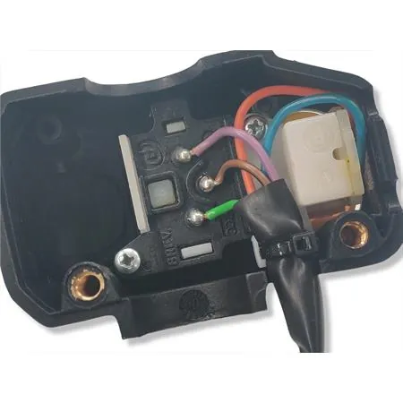 Commutatore devio frecce e clacson lato sinistro originale per scooter Malaguti F10 AC e F12R raffreddati ad aria e liquido prodotti dal 2007al 2010, ricambio 02008100