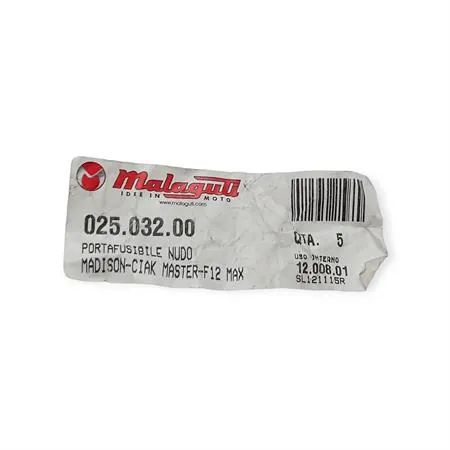 Portafusibile nudo Madison, Ciak Master (Malaguti), ricambio 02503200