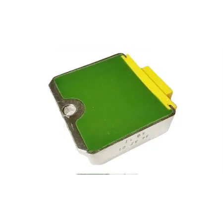 Regolatore di tensione Ducati a 5 faston con intermittenza 12 Volt e 12 Ampere C.A. e C.C per scooter con motore Piaggio 50 e 100 cc 4 tempi, ricambio 02602800