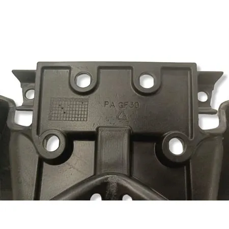 Maniglione non verniciato in plastica copri silenziatore per ciclomotore Malaguti Drakon 50 cc tutte le versioni, ricambio 06324903