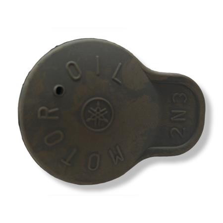 Tappo serbatoio olio miscelatore in gomma di colore grigio per scooter Malaguti, Yamaha e Mbk a 2 tempi tutti i modelli, ricambio 07114400
