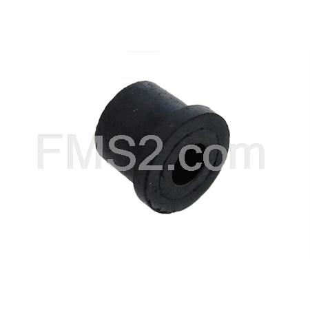 Silent block in gomma con testa rotonda per il fissaggio del radiatore alla staffa e al telaio (Malaguti), ricambio 07502100