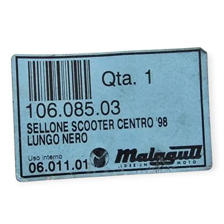 10608503 Sellone scooter centro 1998 lungo nero (Malaguti)