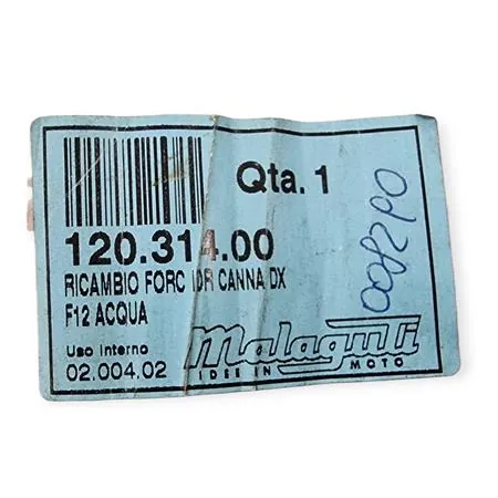 Canna stelo forcella Malaguti F12 destra Ø32mm con fermo battuta – Cod. 12031400 – Ricambio originale