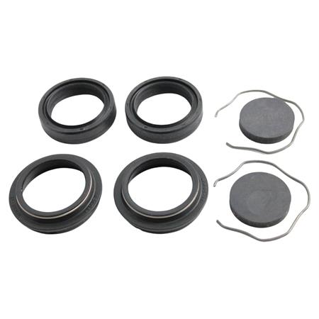 Paraolio forcelle idrauliche anteriori in kit originali Malaguti completo di paraolio - parapolvere - anelli seeger per maxi scooter Malaguti Madison 125, 150, 180, 200, 250 e 400 cc, ricambio 12037000