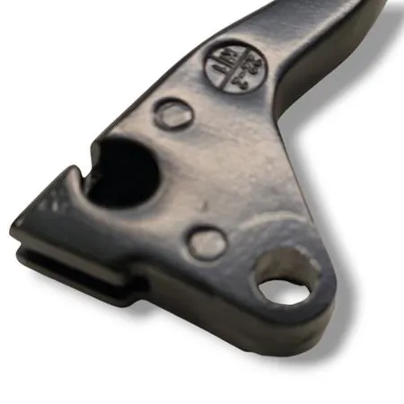 Leva sinistra comando freno posteriore in alluminio nero per scooter Malaguti F12R aria e Centro SL 50 4 tempi prodotti dal 2009 in poi, ricambio 12120903