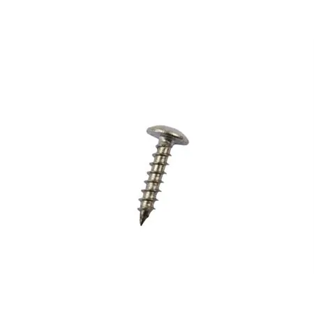 Vite truciolare testa a fungo cromata 4 x 18 acciaio inox (Malaguti), ricambio 18438000