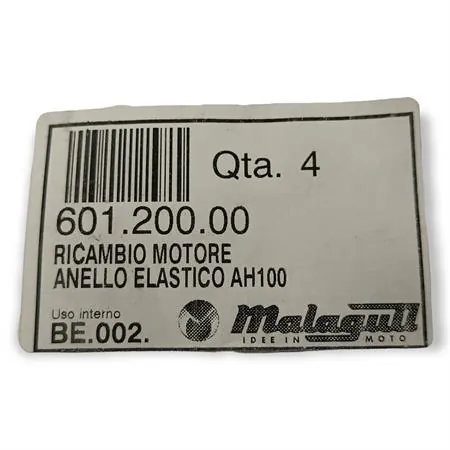 Anello elastico ah100 (Malaguti), ricambio 60120000