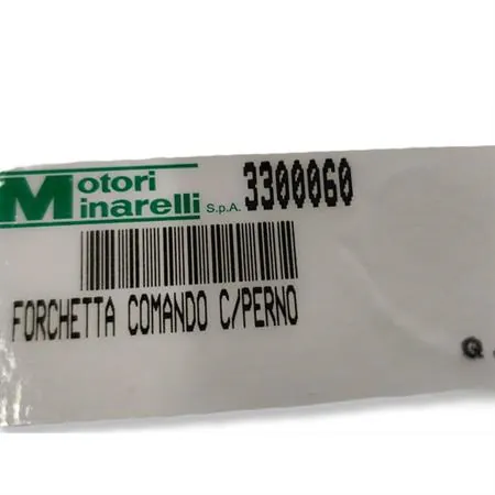 Forchetta 1 cambio motore AM6 completa di perno cromato originale Malaguti, ricambio 73301100