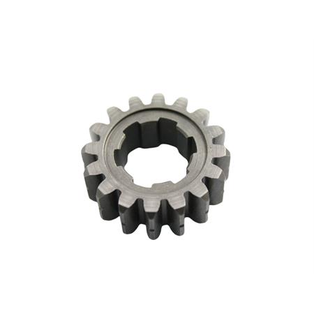 Ingranaggio 2° velocità sul primario Z=16 per motori Minarelli AM6 (Malaguti), ricambio 74016200
