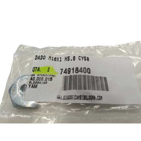 Dado M10x1 h5.8 cy50 (Malaguti), ricambio 74918400