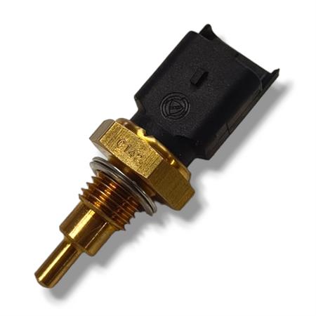 Sonda temperatura acqua Piaggio con connettore nero a 4 pin per maxi scooter con motore Piaggio a liquido, ricambio MP828646