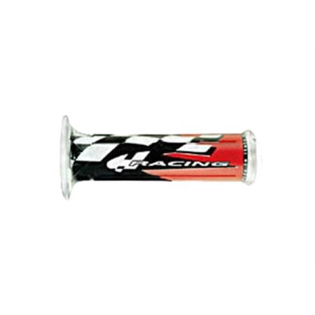 Manopole Racing rosse forate (Mentasti Ariete), ricambio 01687HRR