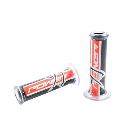 Manopole harrìs power rosso (Mentasti Ariete), ricambio 01687POR