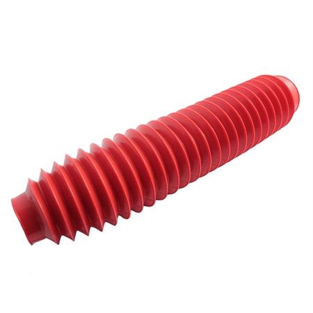 Coppia soffietti forcella in gomma rossa diametro 40-57 (Mentasti Ariete), ricambio 09932R