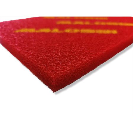 Foglio spugna Red Sponge Malossi mono strato con dimensione 20 x 30 cm e spessore 15 mm per applicazioni varie, ricambio 1417228
