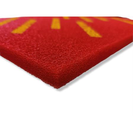 Foglio a3 spugna Red Sponge Malossi mono strato con dimensione 40 x 30 cm e spessore 15 mm per applicazioni varie, ricambio 1417229