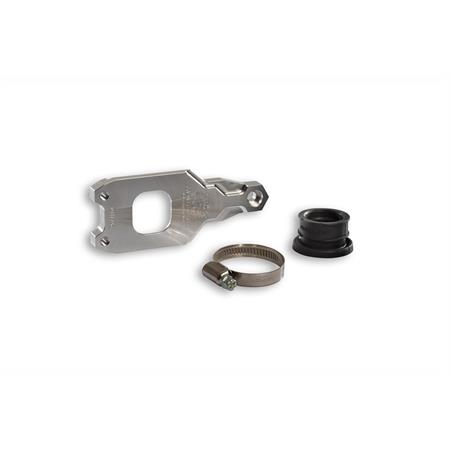 Complessivo collettore e manicotto Malossi per carburatore PHBG 19 e 21 ciclomotori Piaggio SI e Bravo con carter MP One, ricambio 2018473
