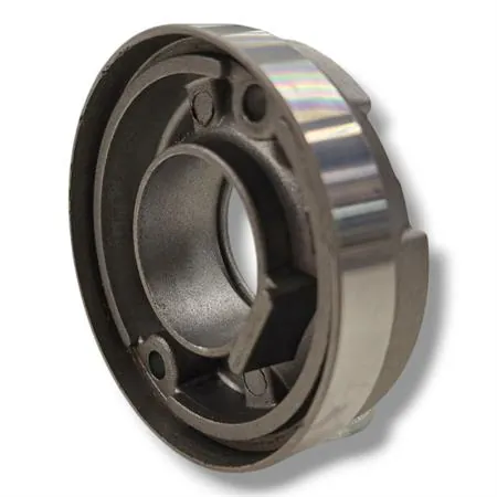 Fondello posteriore in alluminio per silenziatore diametro 60 mm Malossi lato uscita beccuccio scarico completo di O-Ring viton verde e viti di fissaggio M5x25 mm, ricambio 2519783