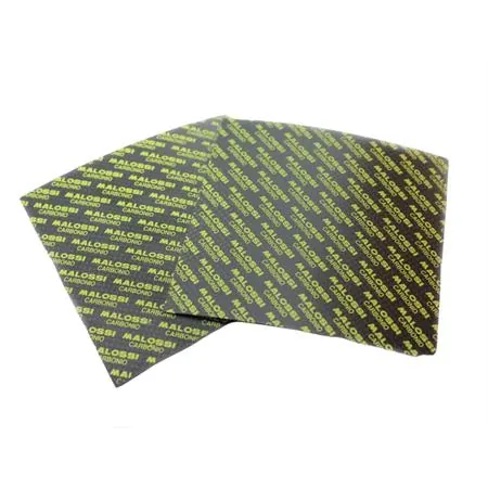 Coppia lastre 100x100 mm fibra di carbonio Malossi con spessore da 0,35 mm, ricambio 277366D0