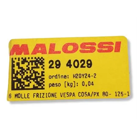 Molle frizione Vespa cosa-PX 125-150 Malossi, ricambio 294029