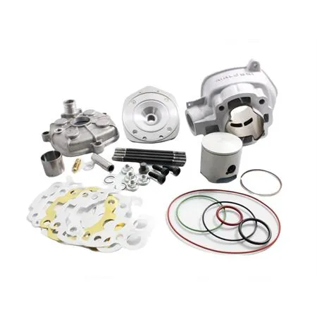 Motore gruppo termico diametro 50 alluminio acqua mhr team testa scomposta Malossi