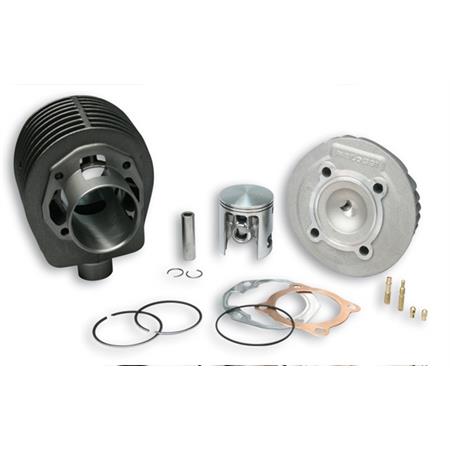 Motore gruppo termico Malossi 177 cc in ghisa per Piaggio vespa PX 125, 150 cc completo di testa e pistone bifascia, ricambio 3116244