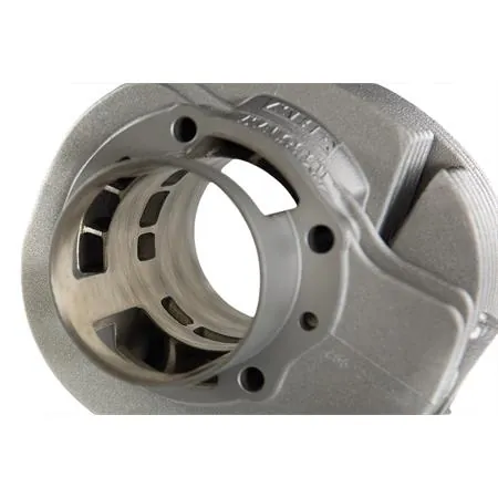 3116349 Gruppo termico Malossi MHR in alluminio con diametro 68,5 mm CVF2 e spinotto da 16 mm e corsa 57 mm completo di testa per Piaggio Vespa Cosa 1 e 2 200 cc, P200E, e PX200E tutte le versioni 200 cc