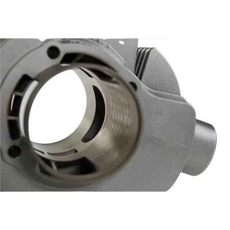 3116349 Gruppo termico Malossi MHR in alluminio con diametro 68,5 mm CVF2 e spinotto da 16 mm e corsa 57 mm completo di testa per Piaggio Vespa Cosa 1 e 2 200 cc, P200E, e PX200E tutte le versioni 200 cc