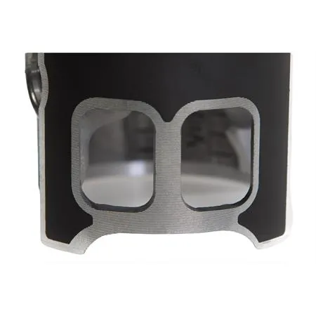 3116349 Gruppo termico Malossi MHR in alluminio con diametro 68,5 mm CVF2 e spinotto da 16 mm e corsa 57 mm completo di testa per Piaggio Vespa Cosa 1 e 2 200 cc, P200E, e PX200E tutte le versioni 200 cc