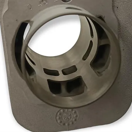 Gruppo termico, testa, pistone e cilindro Malossi Big D.E.P.S. 3 prigionieri con diametro 47 mm (75 cc) in alluminio con spinotto da 12 mm per ciclomotori Piaggio Ciao tutti modelli e versioni, ricambio 3118581