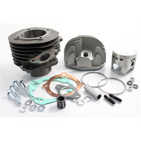 Motore gruppo termico Malossi  diametro 57,5mm in ghisa completo di testa eur96 per Piaggio Vespa 50 - Vespa PK 50 - Ape 50, ricambio 318694