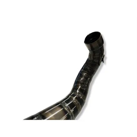 Marmitta racing Malossi MHR Team 3 specifica per gruppi termici Malossi 47,6 mm con collettore flangiato 4 bulloni Minarelli orizzontale liquido, ricambio 3216832