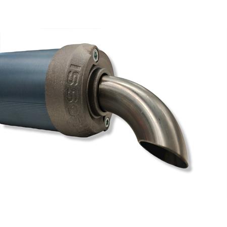 Marmitta racing Malossi MHR Team 3 specifica per gruppi termici Malossi 47,6 mm con collettore flangiato 4 bulloni Minarelli orizzontale liquido, ricambio 3216832