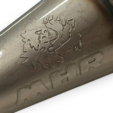 Marmitta Malossi moped racing mhr per ciclomotori Piaggio Ciao, Bravo, Si, Super Bravo, Boxer elaborati con gruppo termico Big Deps 3 o 4 prigionieri, ricambio 3217479