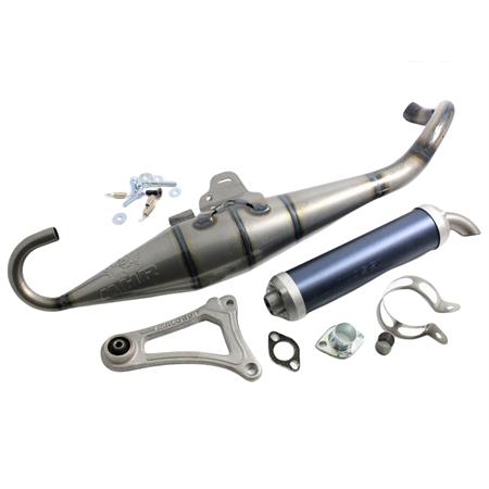 Marmitta Malossi scooter Racing mhr per scooter con motore Minarelli orizzontale aria e liquido braccio lungo, ricambio 327562