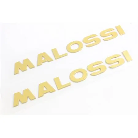 Adesivo Malossi - 3d -di colore gold lunghezza cm 21, ricambio 3313735G0