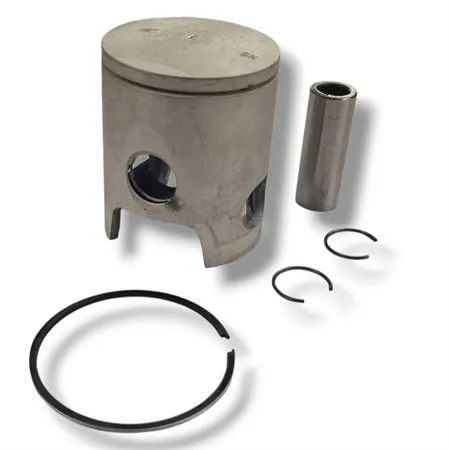 Pistone Malossi MHR selezione A con diametro 40,3 mm e spinotto 12 mm mono fascia rettangolare cromata per gruppi termici Malossi in alluminio Minarelli AM6, ricambio 3412203A0