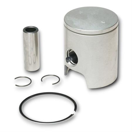 Pistone Malossi MHR selezione AA con diametro 40,3 mm e spinotto 12 mm mono fascia rettangolare cromata per gruppi termici Malossi in alluminio Minarelli AM6, ricambio 3412203AA