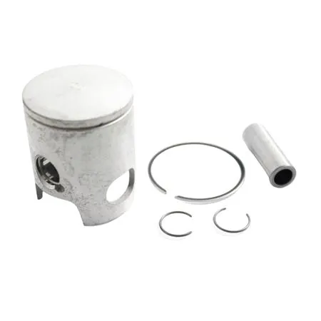 Pistone Malossi MHR selezione D con diametro 40,3 mm e spinotto 12 mm mono fascia rettangolare cromata per gruppi termici Malossi in alluminio Minarelli AM6, ricambio 3412203D0