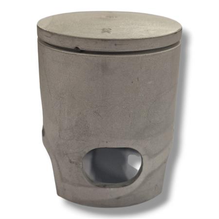 Pistone Malossi MHR selezione 0 con diametro 40,3 mm e spinotto 12 mm mono fascia rettangolare cromata per gruppi termici Malossi in alluminio Minarelli AM6, ricambio 3412203