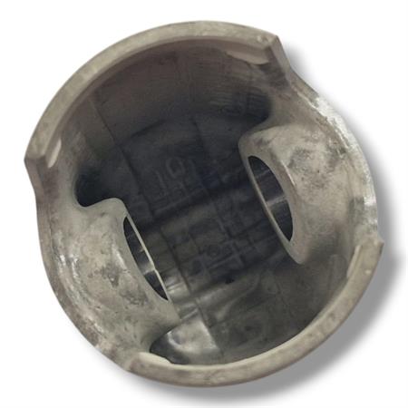 Pistone Malossi MHR selezione 0 con diametro 40,3 mm e spinotto 12 mm mono fascia rettangolare cromata per gruppi termici Malossi in alluminio Minarelli AM6, ricambio 3412203