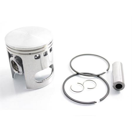 Pistone Malossi bifascia in alluminio con diametro 58,3 mm e spinotto diametro 15 mm per Vespa 125 Primavera-125 ET3-125 PK, ricambio 34501080