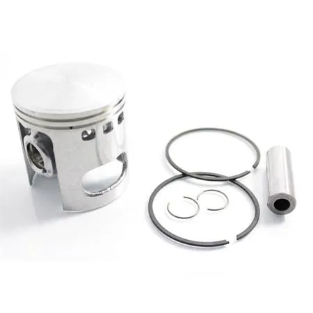 Pistone Malossi bifascia in alluminio con diametro 58,3 mm e spinotto diametro 15 mm per Vespa 125 Primavera-125 ET3-125 PK, ricambio 34501080