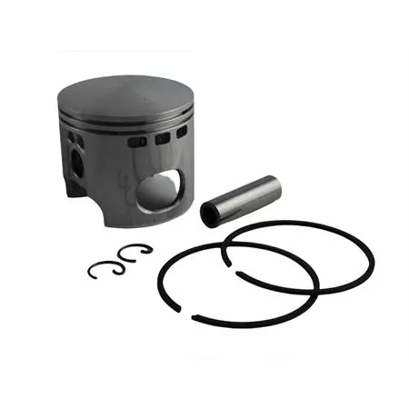 Pistone Malossi bifascia in alluminio diametro 57,9 mm, cilindrata 115 cc, spinotto 12 mm per Vespa 50 Special, PK 50, Ape 50, ricambio 34532740