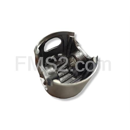 Pistone Malossi bifascia in alluminio con diametro 57,5 mm e spinotto diametro 12 mm per Vespa 50 - Vespa 50 Special - Vespa PK 50 - Ape 50, ricambio 345327