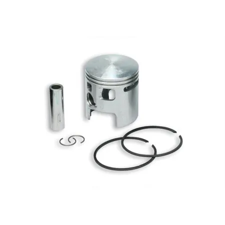 Pistone Malossi diametro 46,9 mm con spinotto da 12 mm e doppia fascia elastica per gruppi termici in ghisa ciclomotori Piaggio Ciao, Si, Boxer, Bravo, Grillo, SuperBravo,  ricambio 34642740
