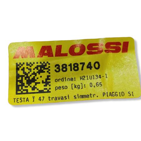 Testa   47 travasi simmetr. piaggio si, ricambio 3818740