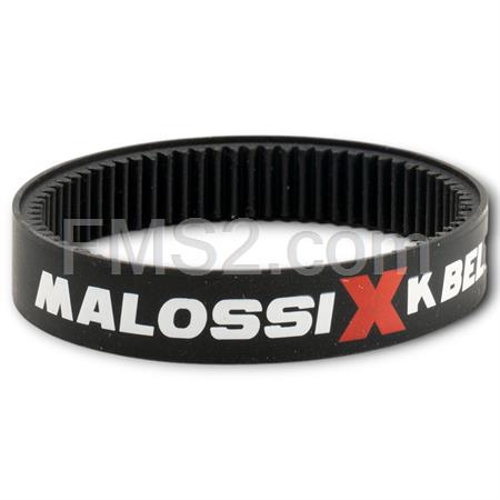 Braccialetto Malossi XK Belt in gomma di colore nero, ricambio 4118422BF