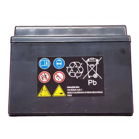 Batteria Malossi modello MB4L-B sigillata in gel senza manutenzione e già attivata e pronta all'uso, ricambio 4418916